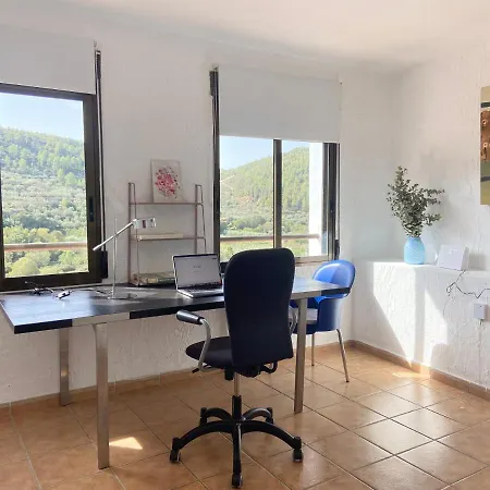 Remote Work In Spanish Mediterranean Countryside Vall de Almonacid